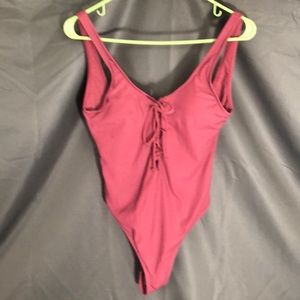 Xhileration Rose One-Piece Bathing Suit